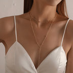 Women's Beaded Y Pendant Necklace