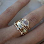 Women's Gold Stacking Ring Set