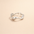 Women's Open Wave Band Ring