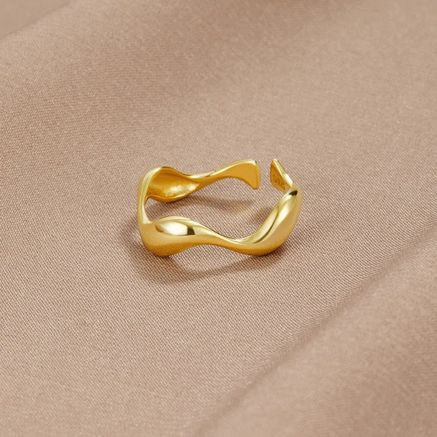 Women's Open Wave Band Ring