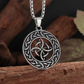 Men's Circular Knot Pendant Necklace