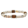 Men's Mixed Bead Stretch Bracelet
