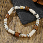 Men's Mixed Bead Stretch Bracelet