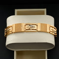 Men's Textured Arrowhead Link Bracelet