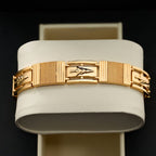 Men's Textured Arrowhead Link Bracelet
