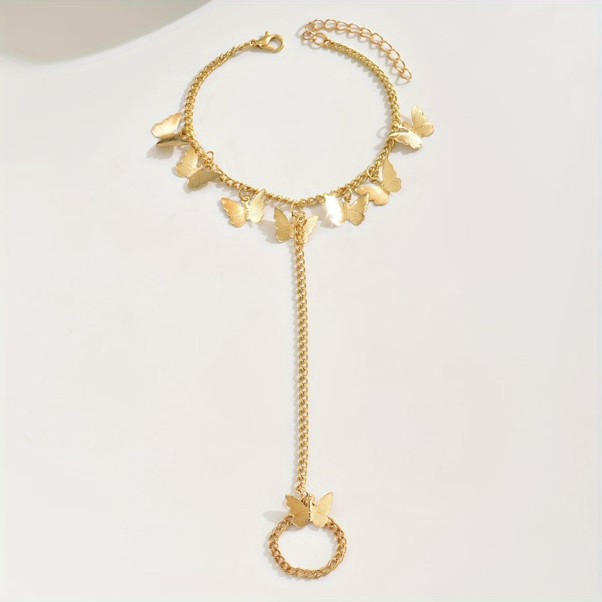 Women's Butterfly Hand Chain Bracelet