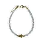 Women's Four-Leaf Clover Beaded Bracelet