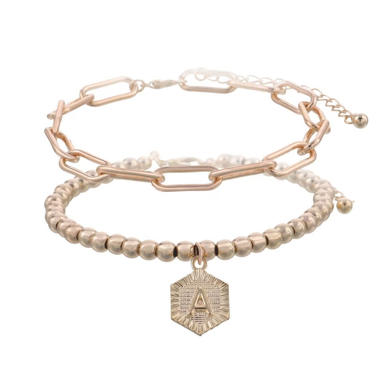Women's Link Chain Charm Bracelet
