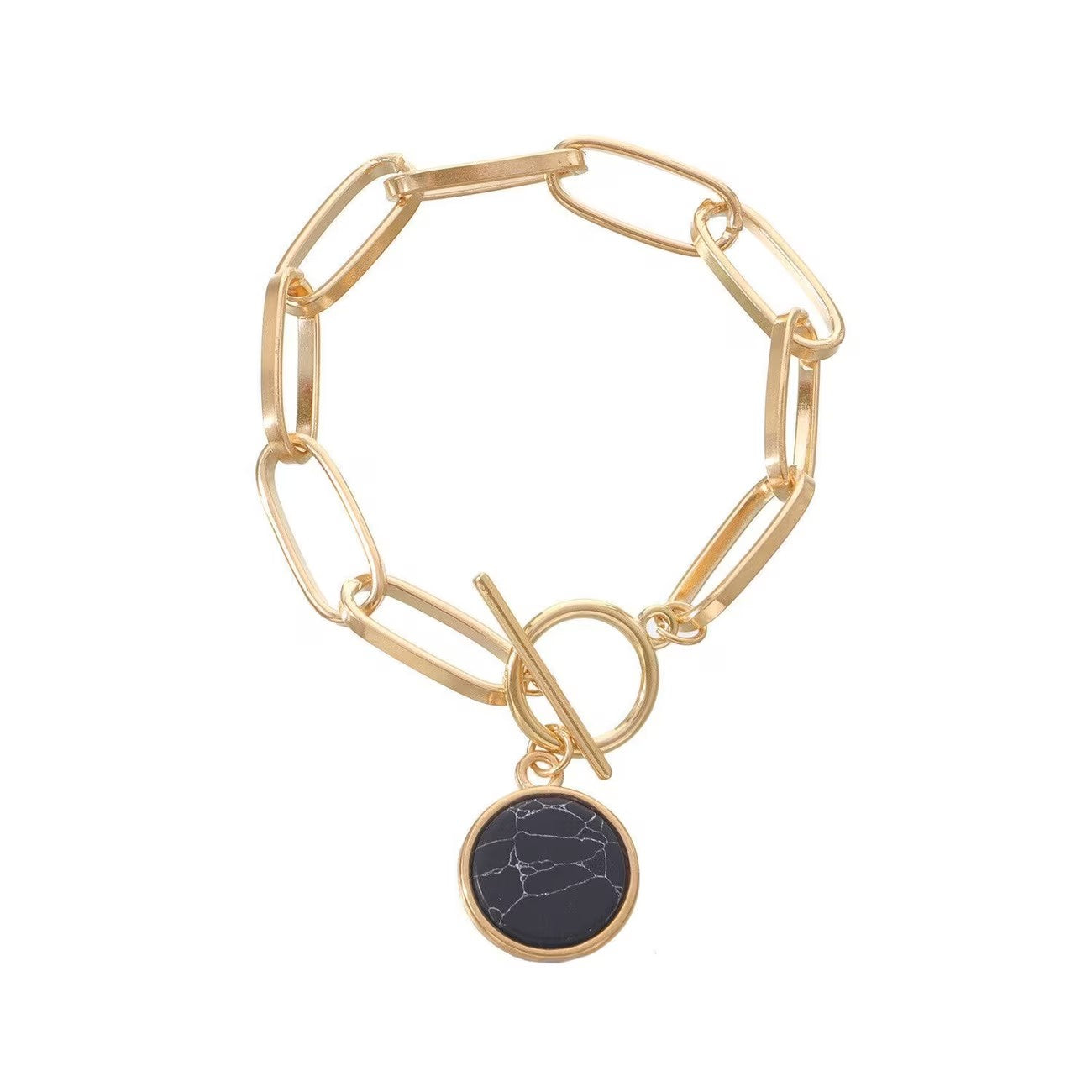 Women's Link Chain Charm Bracelet