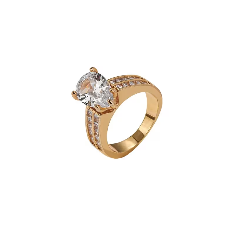 Women's Pear-Cut Stone Ring