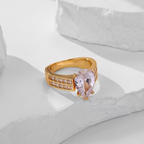 Women's Pear-Cut Stone Ring