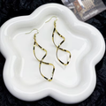 Women's Twisted Ribbon Dangle Earrings